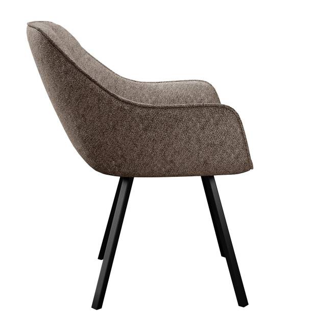 Стул DikLine 252 М поворотный, NS05 CAPPUCCINO, ножки черные Стул DikLine 252 М поворотный, NS05 CAPPUCCINO, ножки черные