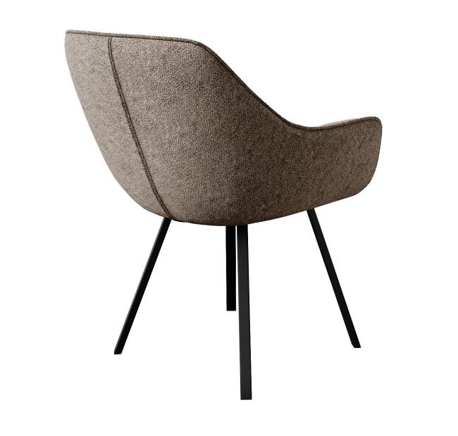 Стул DikLine 252 М поворотный, NS05 CAPPUCCINO, ножки черные Стул DikLine 252 М поворотный, NS05 CAPPUCCINO, ножки черные