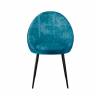 Стул DikLine 234 поворотный, M19 бирюза, ножки черные