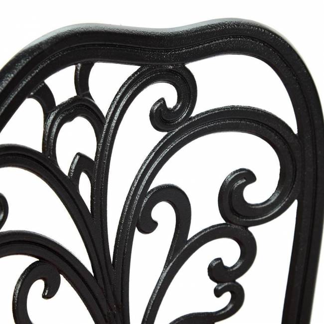 Комплект Secret De Maison Romance (стол +2 стула) алюминиевый сплав, D60/H67, 53х41х89см, черный черный алюминиевый сплав Комплект Secret De Maison Romance (стол +2 стула) алюминиевый сплав, D60/H67, 53х41х89см, черный черный алюминиевый сплав