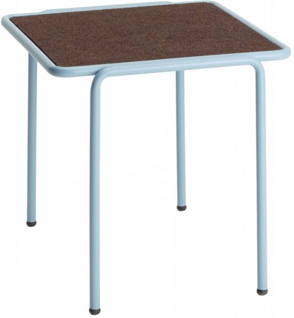 Столик кофейный металлический Dress Code голубой, черный 450х410х400 мм