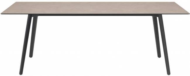 Стол ламинированный Squid черный, тортора шпатель 2090х1000х730 мм