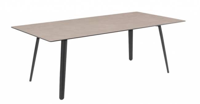 Стол ламинированный Squid черный, тортора шпатель 2090х1000х730 мм