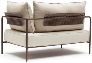 Модуль правый с подушками Flap мокко, кремовый 1300х850х880 мм