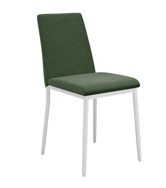 Стул DikLine 270 SB1 зеленый, ножки белые