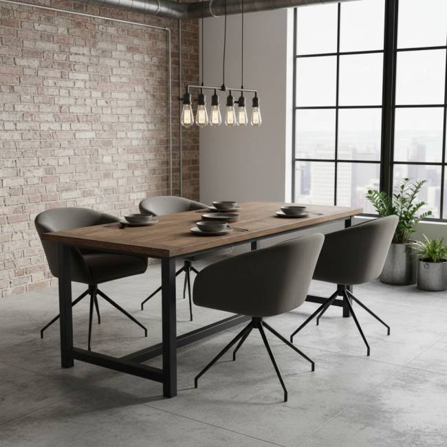 Кресло Лэсс графит, поворотное, черный металл