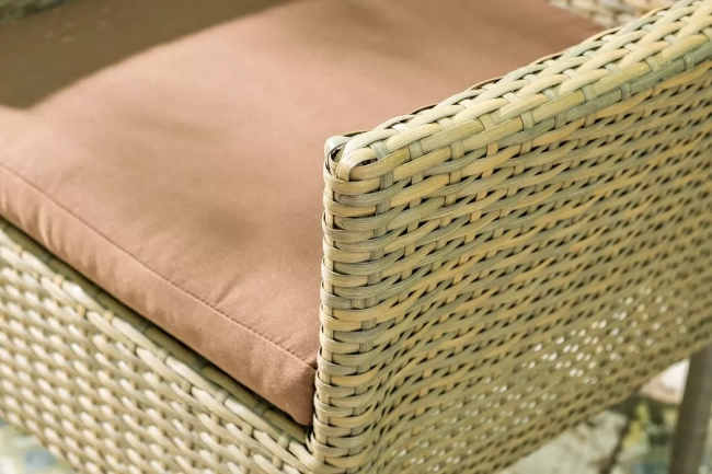 Плетеное кресло AROMA, светло-коричневое