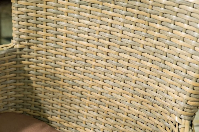 Плетеное кресло AROMA, светло-коричневое