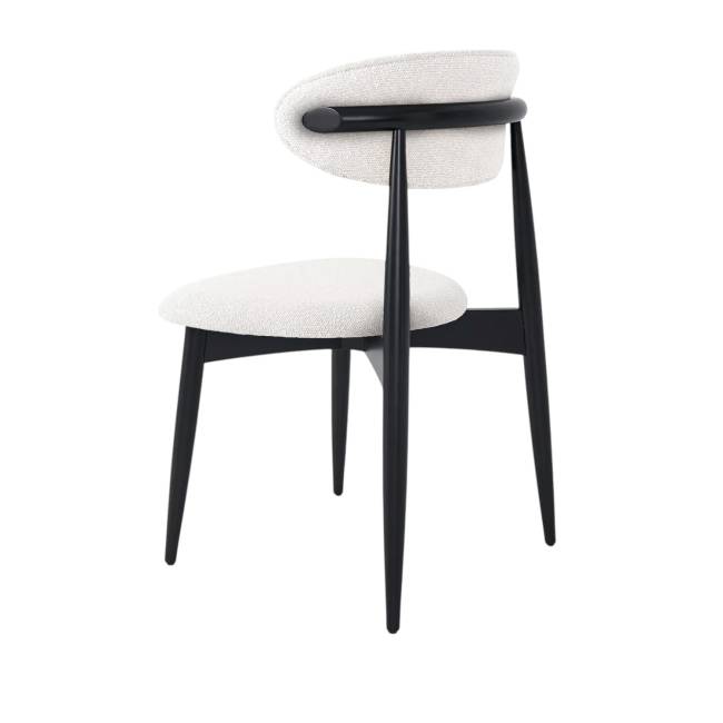 Стул Глори белый, опора бук черный Стул Глори белый, опора бук черный