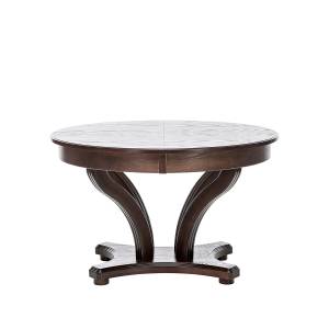 Стол раздвижной Leset Ромео 1Р Орех шоколадный, патина темный орех