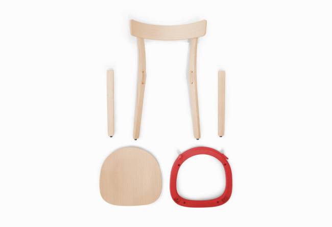 Стул деревянный Folk 450х445х745 мм