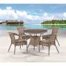 Комплект плетеной мебели Лион-1B T220CT/Y32-W56 Light brown (4+1)