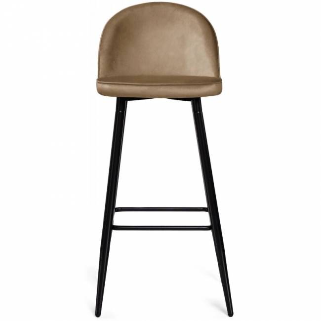 Барный стул Dodo 1 beige with edging / black