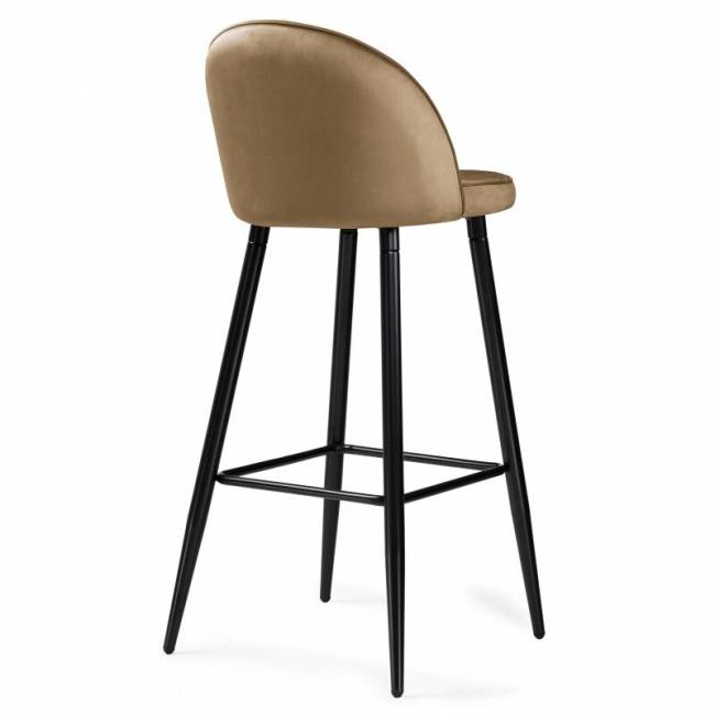 Барный стул Dodo 1 beige with edging / black