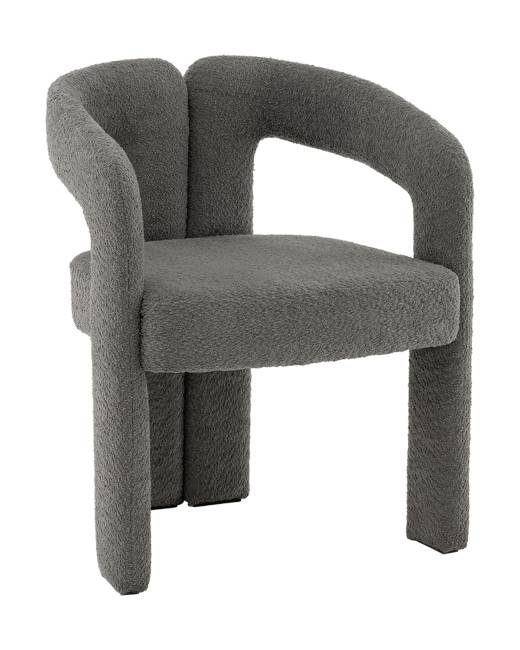 Стул Болинджер букле темно-серый