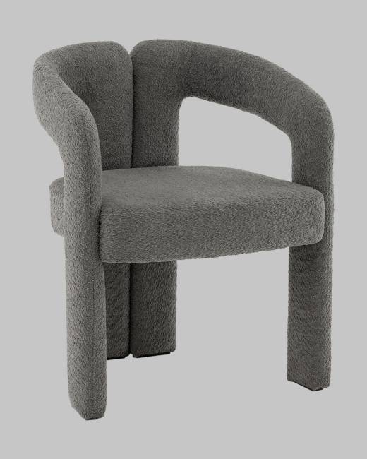 Стул Болинджер букле темно-серый