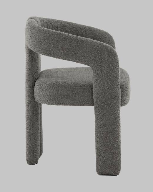 Стул Болинджер букле темно-серый