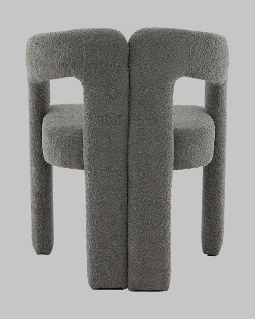Стул Болинджер букле темно-серый