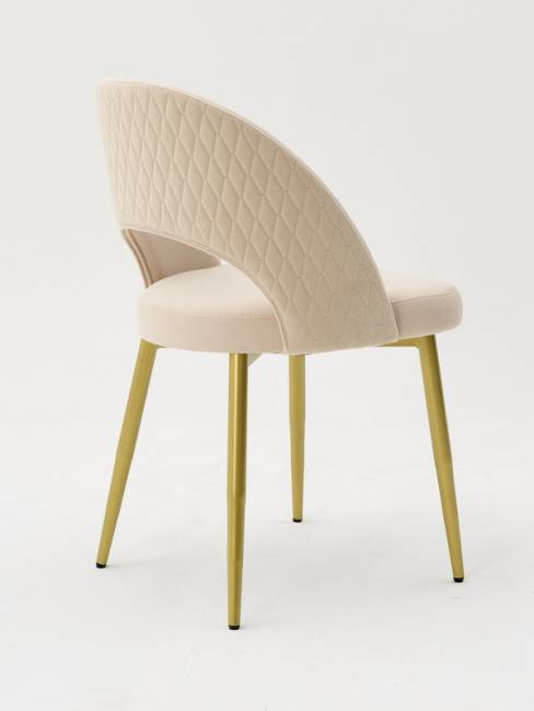 Стул Dominic ivory Romb / Gold