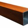 Зонт профессиональный 3.5х3.5 м Galileo Wood имитация ироко, слоновая кость 3500х3500 мм