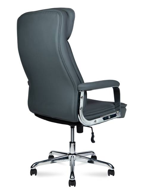 Кресло офисное / Атлас / Atlas / серая экокожа
