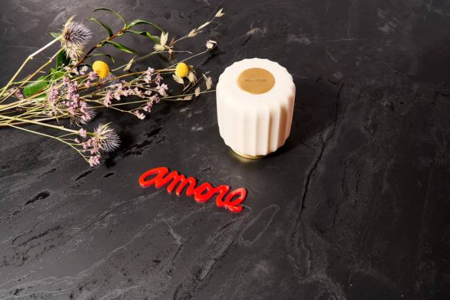 Светильник пластиковый настольный Cordialina Lighting LED белый Ø130х140 мм