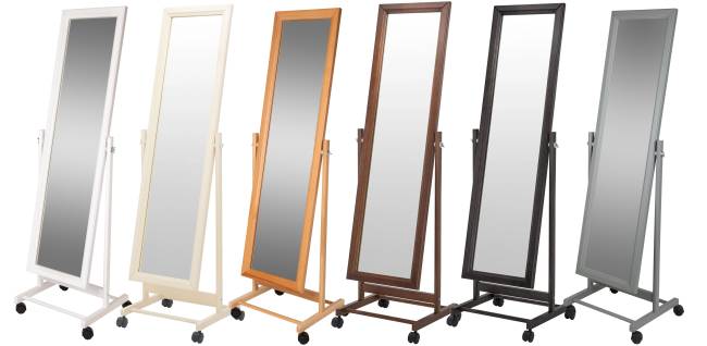 Зеркало напольное В 27Н средне-коричневый 137 см х 42,5 см