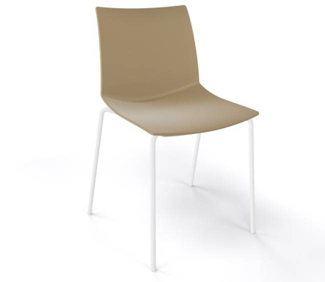 Стул пластиковый Kanvas NA тортора 470х500х790 мм