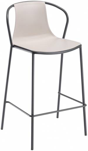 Стул пластиковый полубарный Kasia Stool 66 490x360x910 мм
