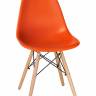 Стул обеденный DOBRIN DSW, ножки светлый бук, цвет оранжевый (O-02)