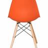 Стул обеденный DOBRIN DSW, ножки светлый бук, цвет оранжевый (O-02)