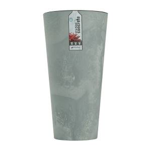 Кашпо для цветов Tubus Slim Beton DTUS400E-422U бетон 2 предмета 35 и 64 л
