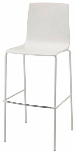 Стул барный пластиковый Alice Barstool лен 490х510х1140 мм