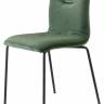Стул с обивкой Alice Pop антрацит, зеленый 520х510х840 мм