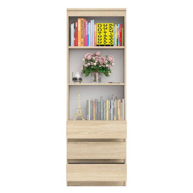 Стеллаж с ящиками Мори МСТ600.3 цвет дуб сонома