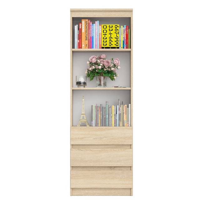 Стеллаж с ящиками Мори МСТ600.3 цвет дуб сонома