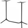 Подстолье металлическое барное двойное Tripe Double черный 1140х540х1090 мм