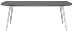 Стол ламинированный Squid белый, антрацит 2090х1080х730 мм