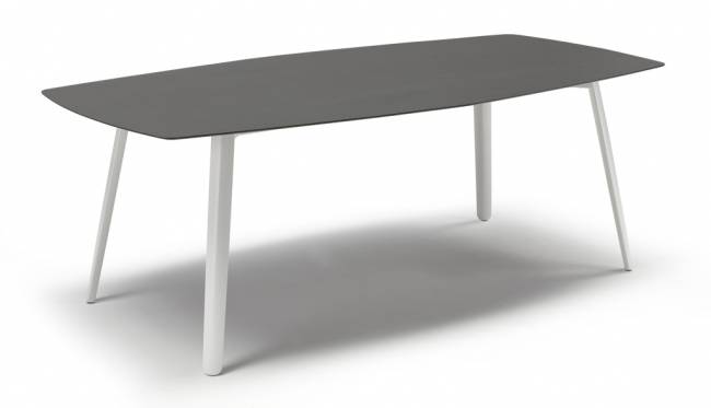 Стол ламинированный Squid белый, антрацит 2090х1080х730 мм Стол ламинированный Squid белый, антрацит 2090х1080х730 мм