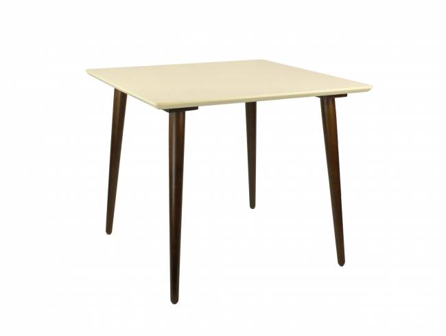 Стол Монте М 90, Орех/Слоновая кость