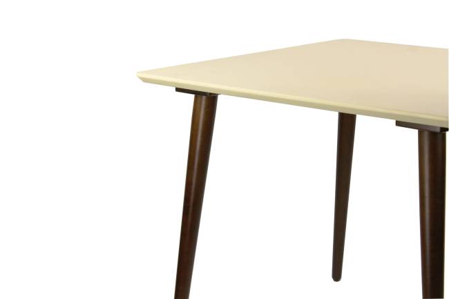 Стол Монте М 90, Орех/Слоновая кость