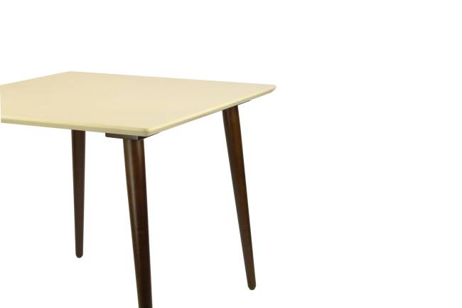 Стол Монте М 90, Орех/Слоновая кость