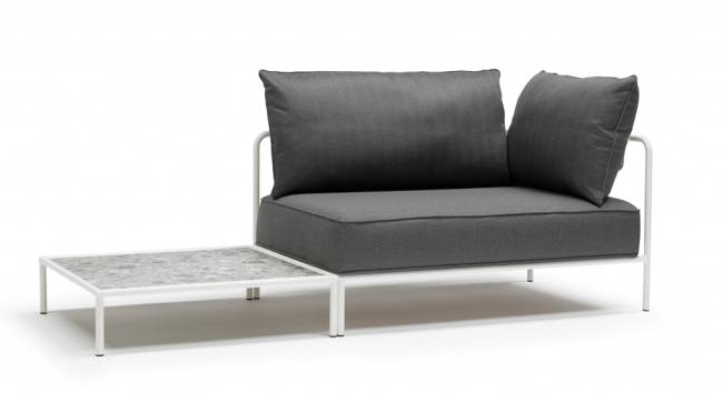 Модуль правый с подушками Flap лен, графит 1300х850х880 мм Модуль правый с подушками Flap лен, графит 1300х850х880 мм