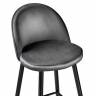 Барный стул Dodo 1 dark grey with edging / black