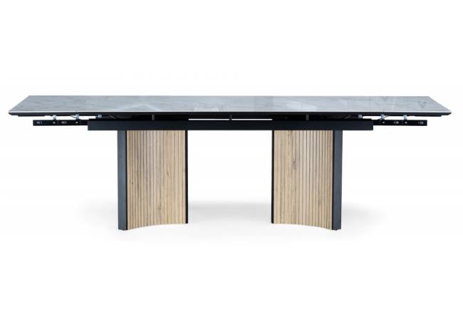 Саливан 180x90 черный кварц / дуб монтана