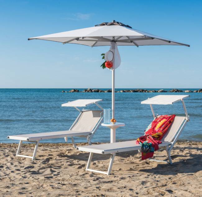 Зонт пляжный профессиональный 2х2 м Picasso 2000х2000 мм