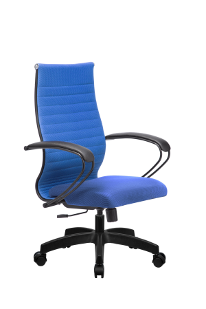 Кресло МЕТТА-19(MPRU)/подл.130/осн.001, синий/синий