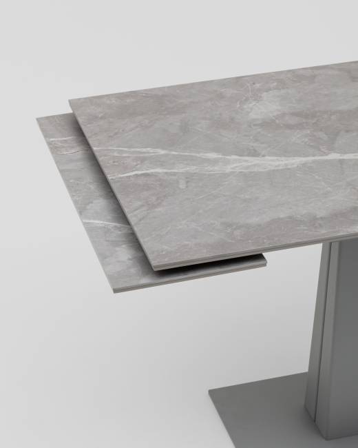 Стол Арнон 120-180/80/76 см керамика Larka grey