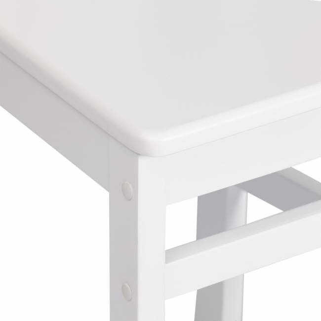 Стул жесткое сиденье SWEDEN / 1 шт. в упаковке Многослойная фанера, МДФ, 100*41*40, white, разобранный white, разобранный Многослойная фанера, МДФ