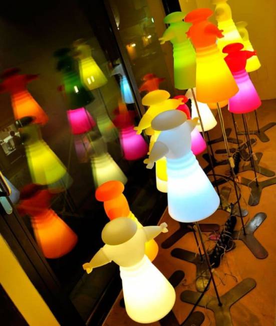 Светильник пластиковый настольный Робот Mr. Bot Lighting 370х270х450 мм